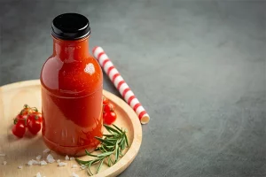 Bouteille de Ketchup maison